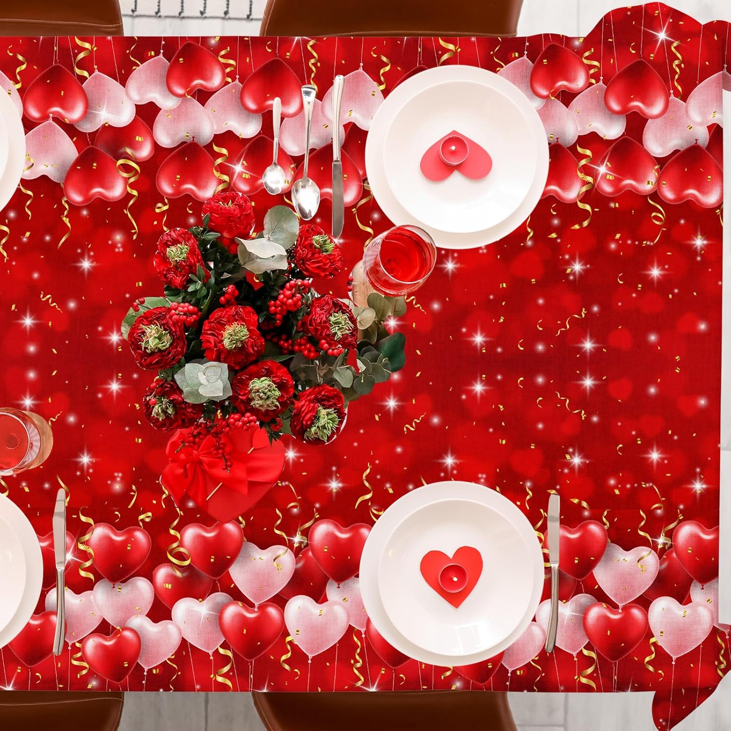 Valentines Disposable Table Cloth And Party Decorations - New York - Albany ID1595433
