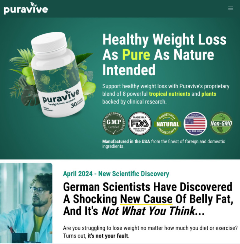 Say Hello to Sustainable Weight Loss with Puravives Scienti - Arkansas - Little Rock  ID1557226