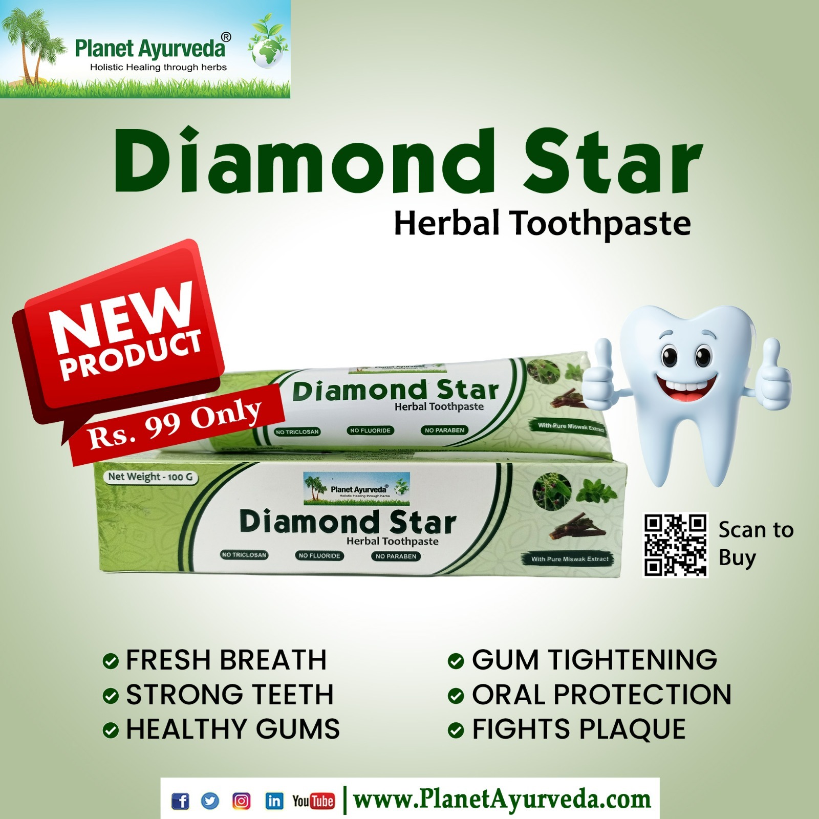  Diamond Star Herbal Toothpaste  Natural Care for a Brigh - Punjab - Patiala ID1596684 1