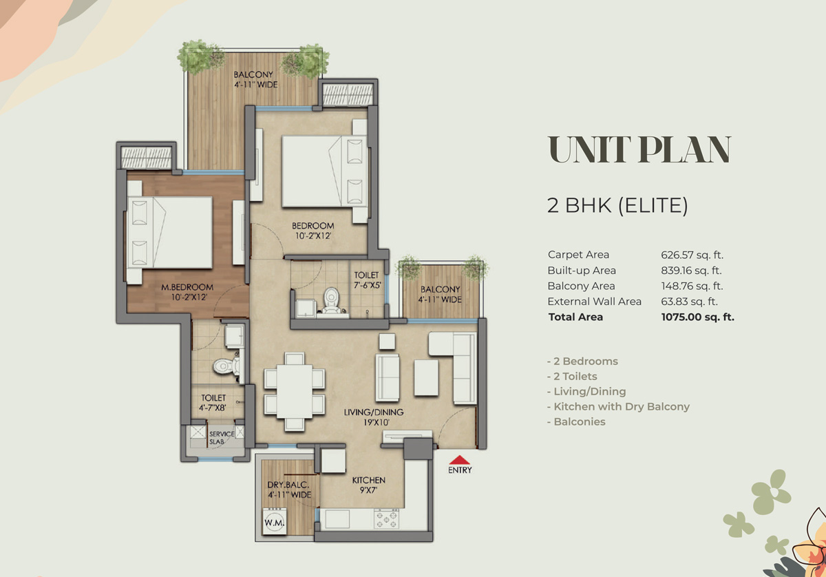 2 BHK Home  in Ghaziabad  Prateek Grand Begonia - Uttar Pradesh - Ghaziabad ID1602911 2