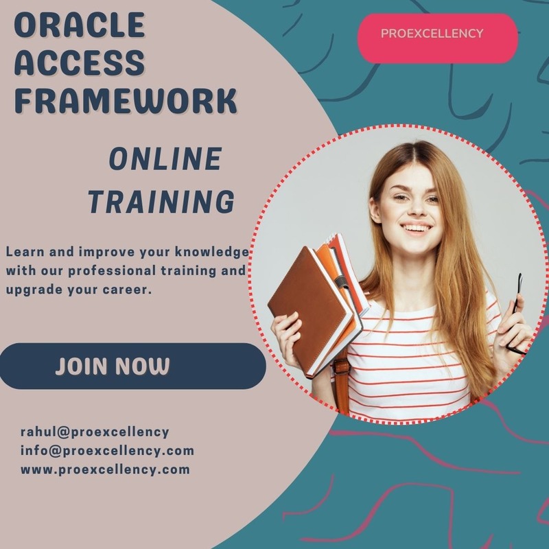 Become an Oracle Application Framework Expert Online Traini - Karnataka - Bangalore ID1554234