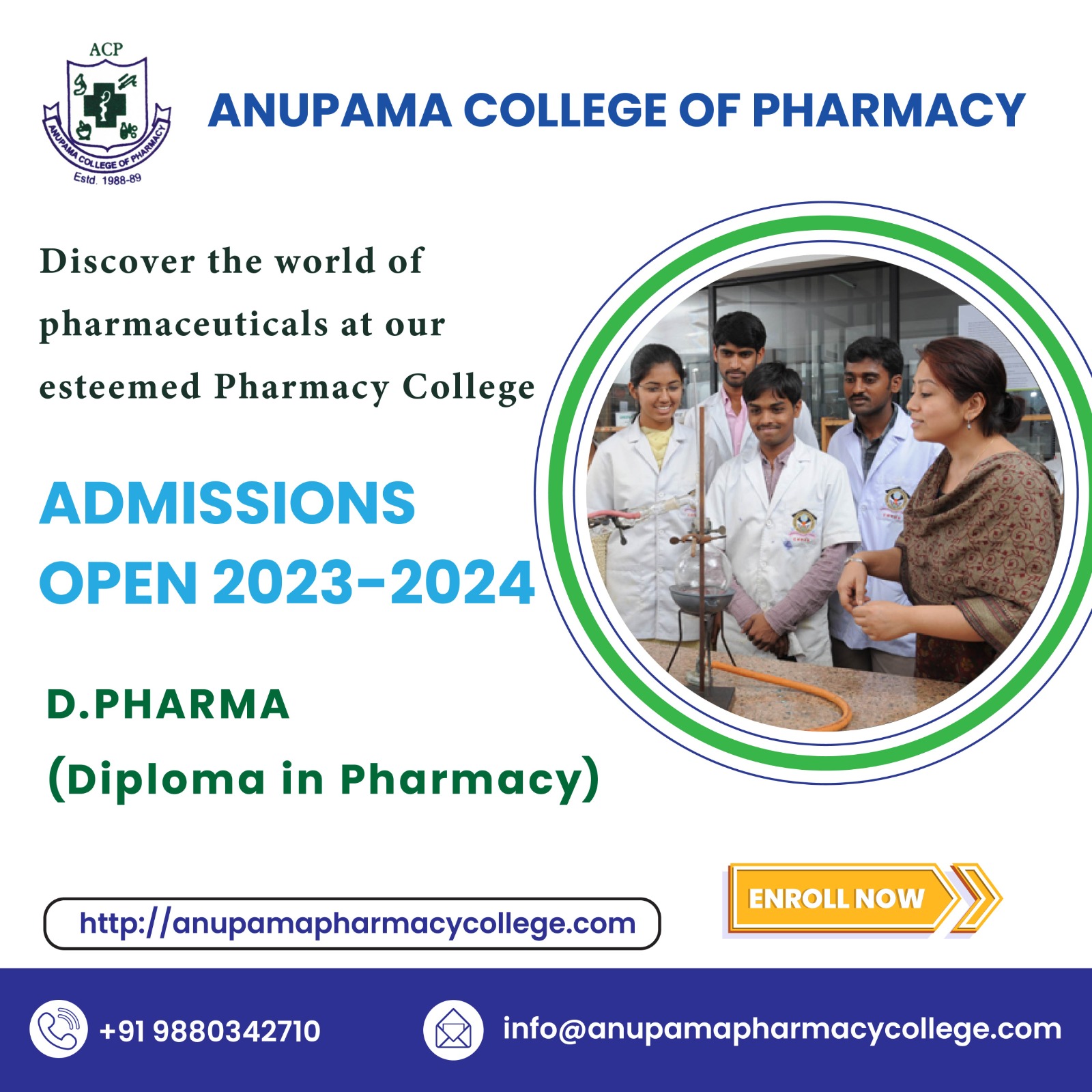 Empowering Tomorrows Healers at ACP Best D Pharmacy Colleg - Karnataka - Bangalore ID1514353