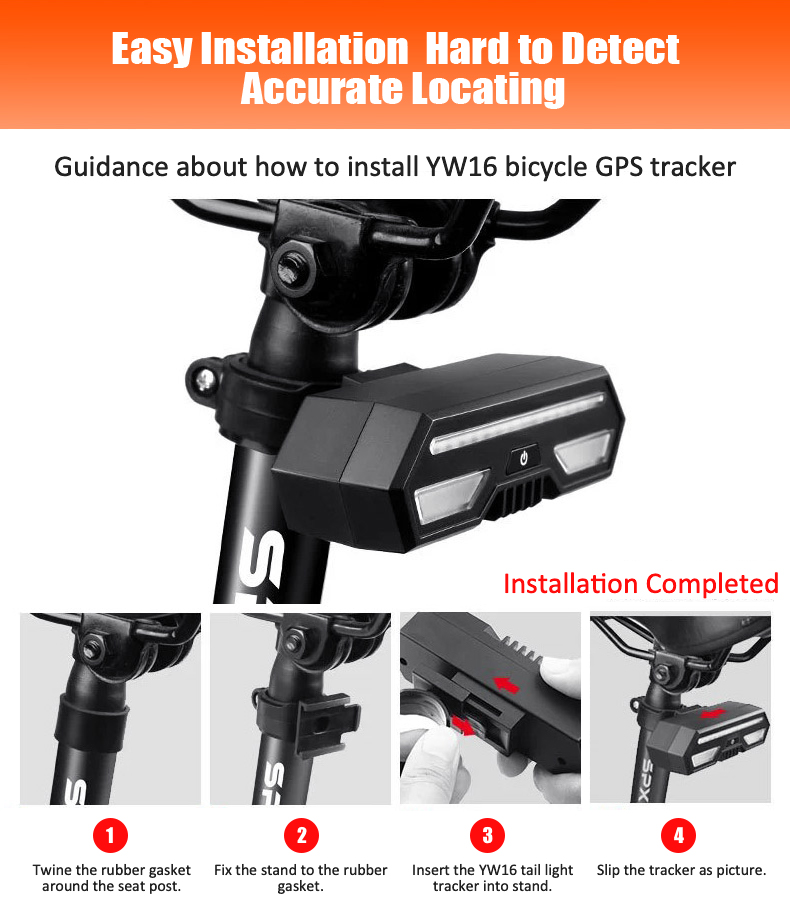 YW26 bicycle GPS tracker remote navigation antitheft device - Alaska - Anchorage ID1596741 3