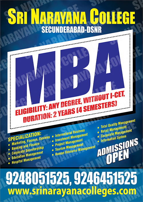 Distance MBA College Hyderabad - Andhra Pradesh - Hyderabad ID1608968