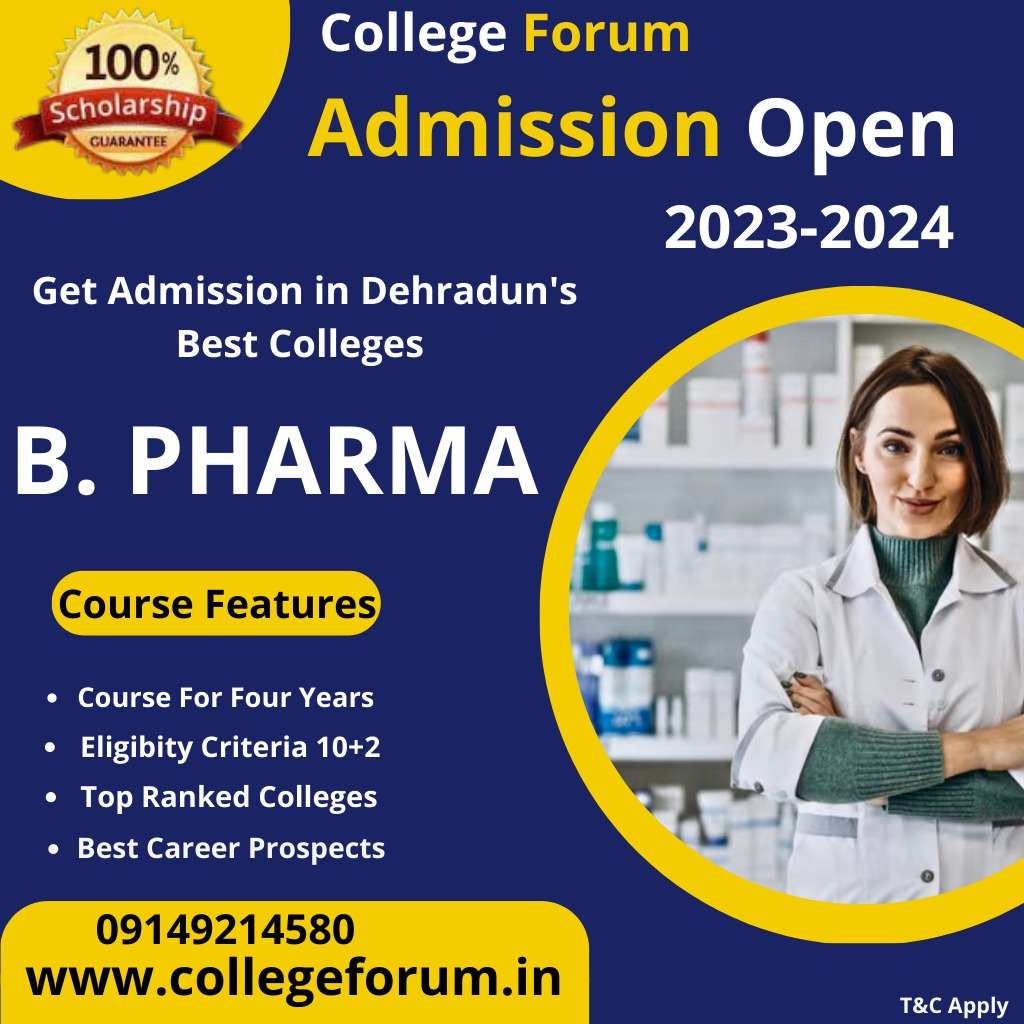 Top Best BPharma Colleges in Dehradun 2023 - Uttaranchal - Dehra Dun ID1521199