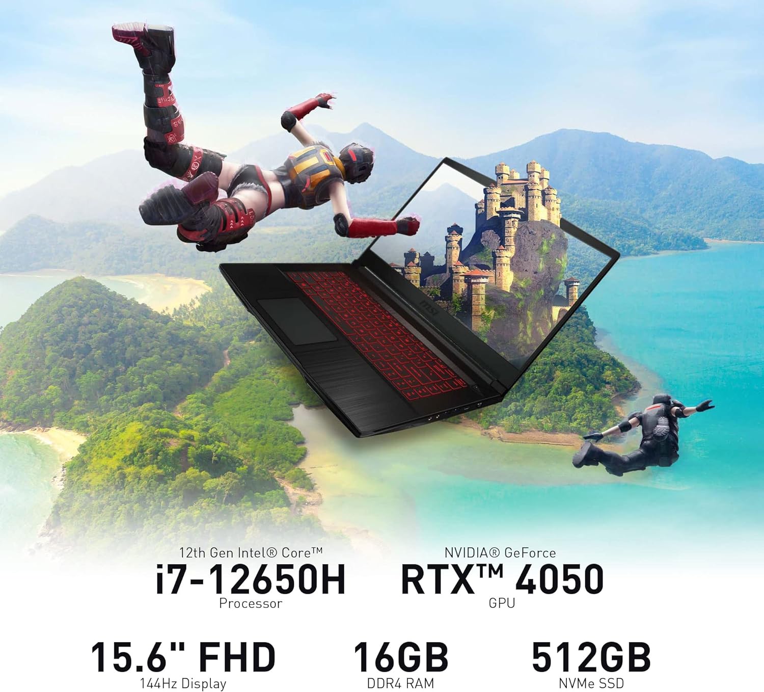 MSI Thin GF63 156 144Hz Gaming Laptop 12th Gen Intel Core - New York - Albany ID1594108 3