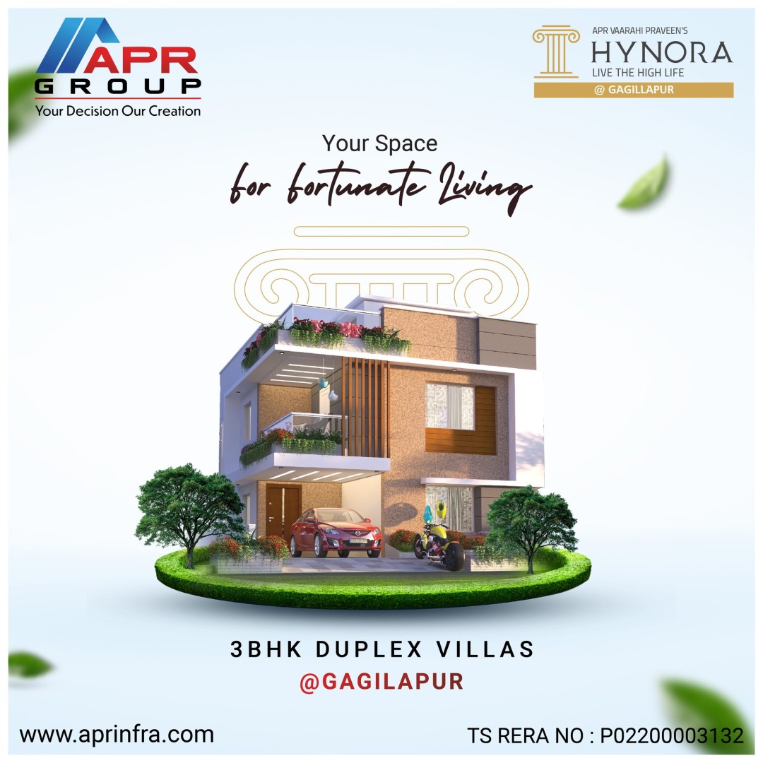 Duplex villas for sale near Dundigal  APR Group - Andhra Pradesh - Hyderabad ID1537692