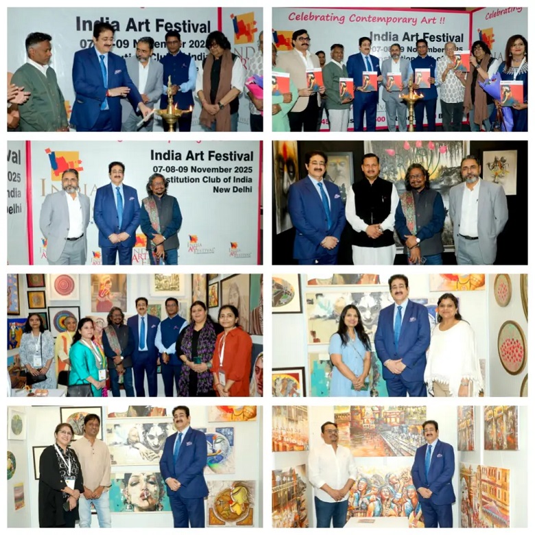Dr Sandeep Marwah Inaugurates 10th India Art Festival Delhi - Delhi - Delhi ID1621056
