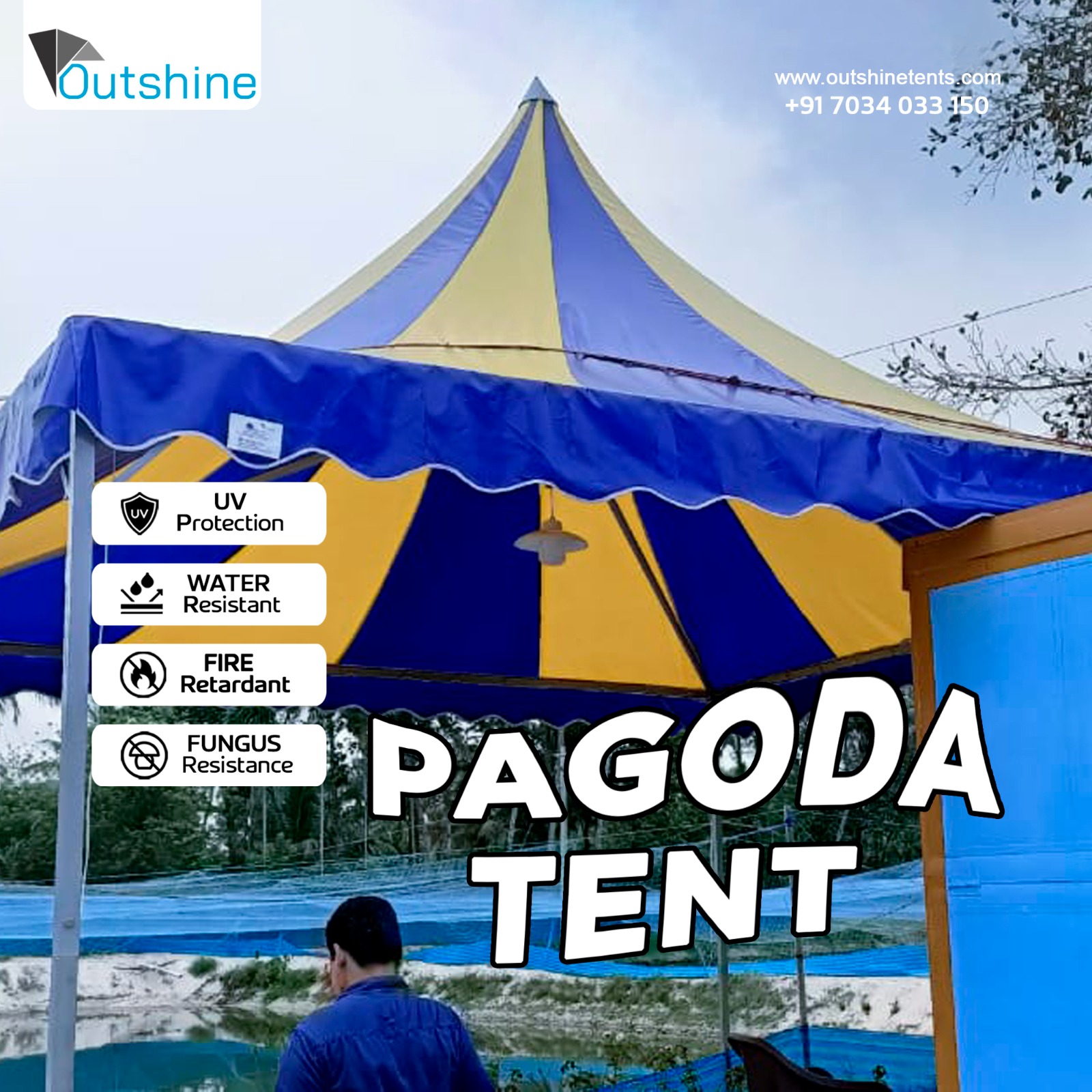 Pagoda tent Manufactures In Hyderabad - Andhra Pradesh - Hyderabad ID1619122
