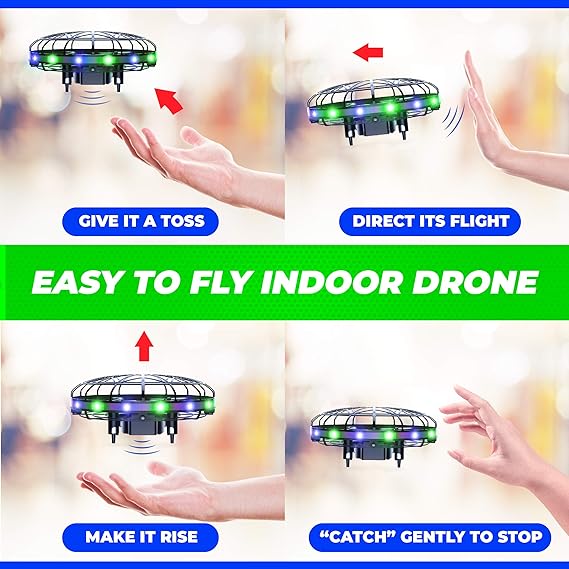 Force1 Scoot LED Hand Operated Drone for Kids or Adults  Ha - New York - Albany ID1549689 3