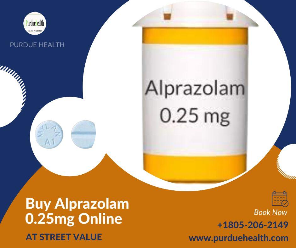Buy Alprazolam 025mg Online at Street Value - California - Sacramento ID1514626