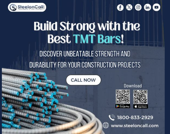 Build Better with SteelonCalls Premium TMT Bars and Iron  - Andhra Pradesh - Visakhpatnam ID1585643