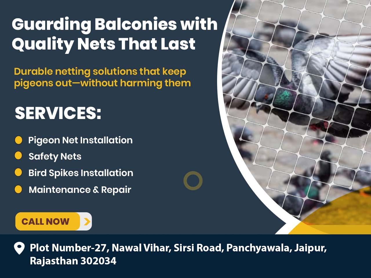 Upgrade Your Balcony Safety with Invisible Grills in Jaipur - Rajasthan - Jaipur ID1619445