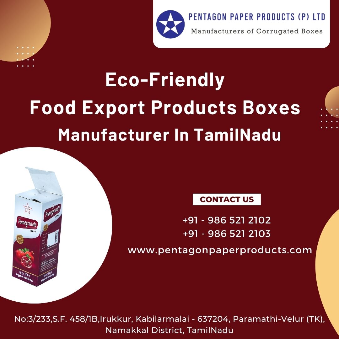Food Export Boxes Manufacturer in Namakkal - Tamil Nadu - Namakkal ID1558097