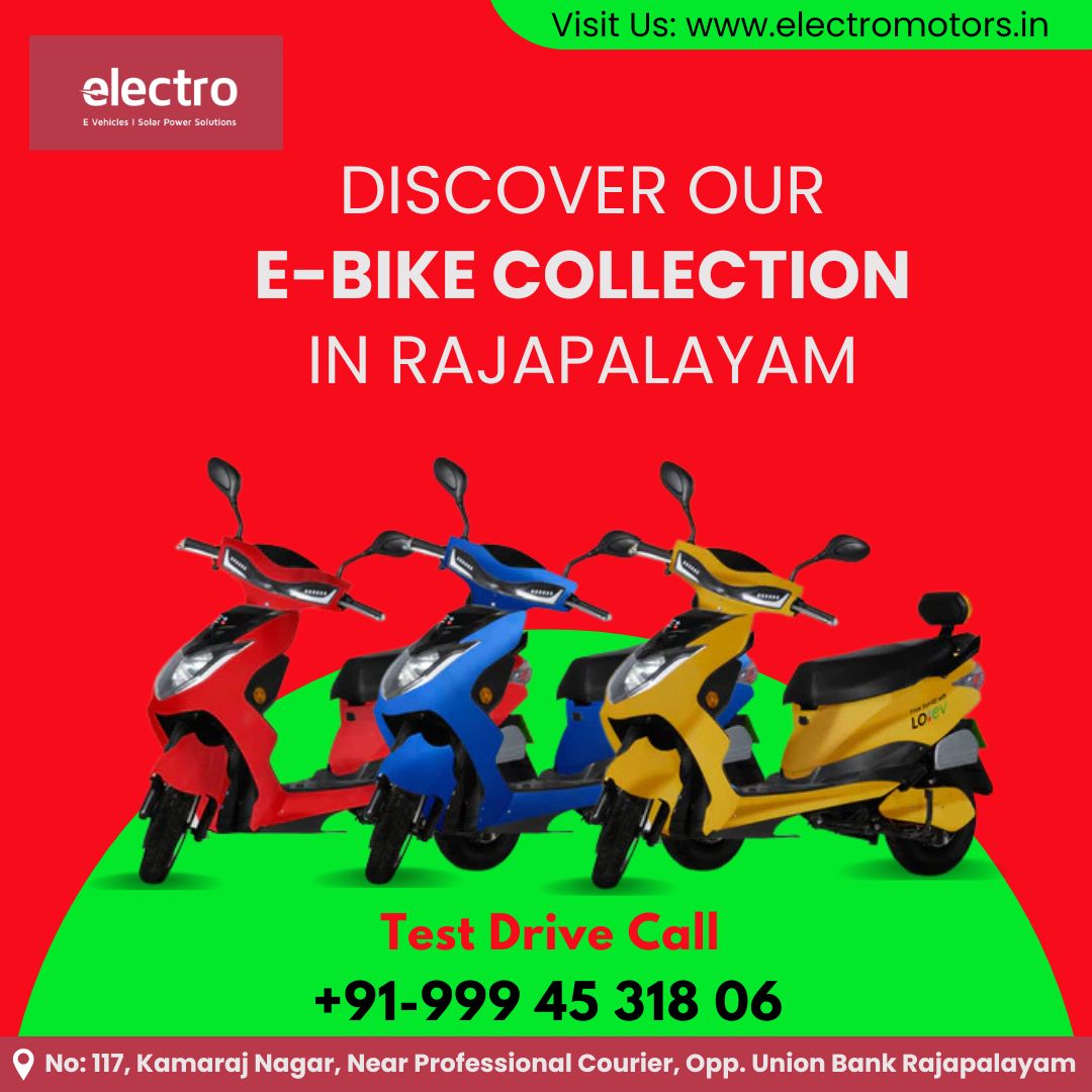One of the Leading Electric Scooter Showroom in Rajapalayam - Tamil Nadu - Kanchipuram ID1561294 1