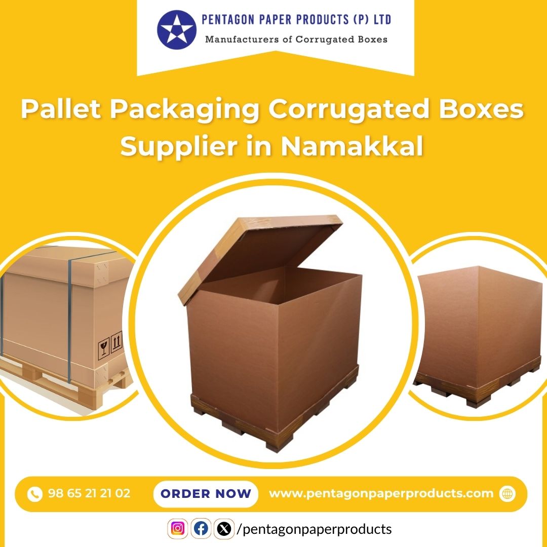 Pallet packaging Boxes Manufacturing Company in Namakkal - Tamil Nadu - Namakkal ID1616438