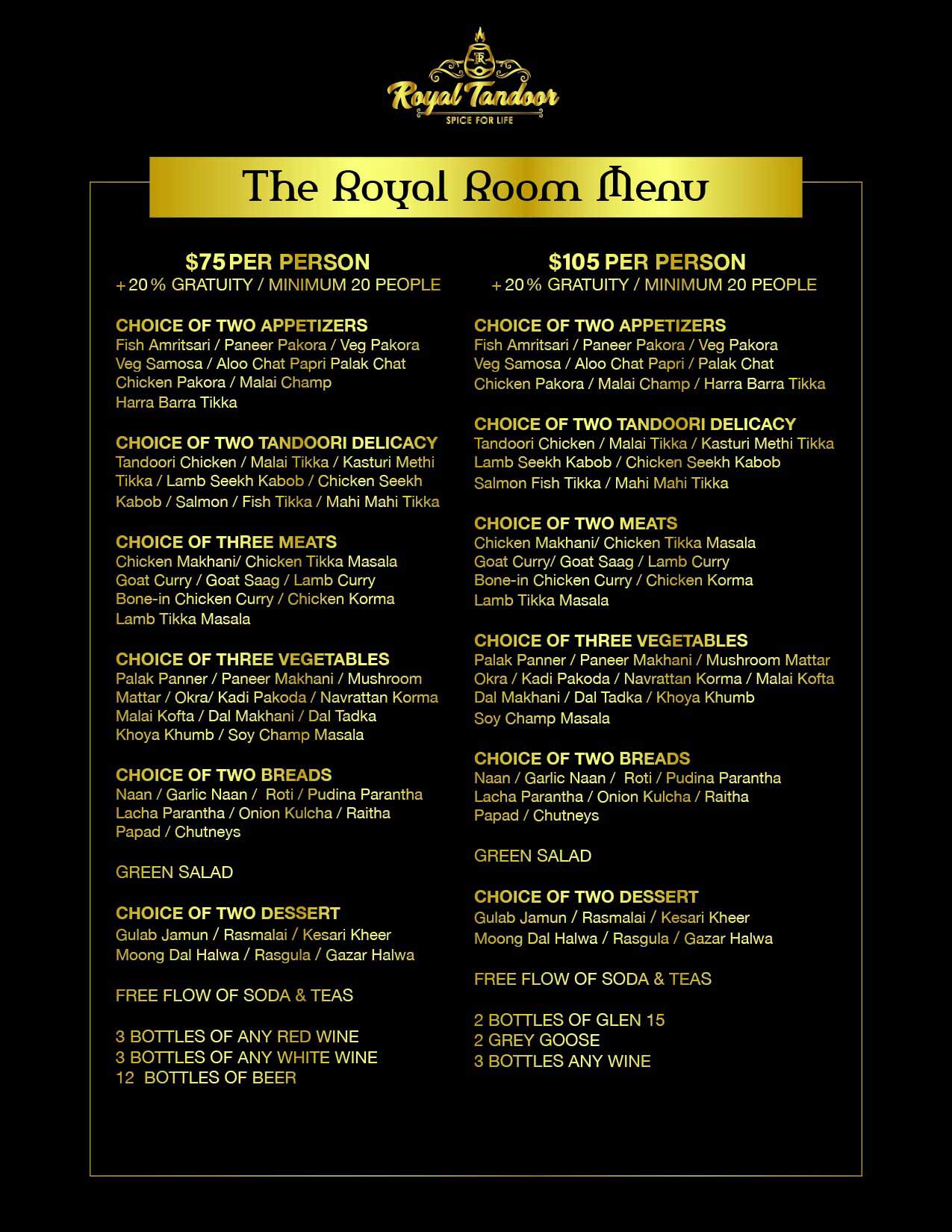 Royal tandoor menu - Maryland - Bethesda ID1518212