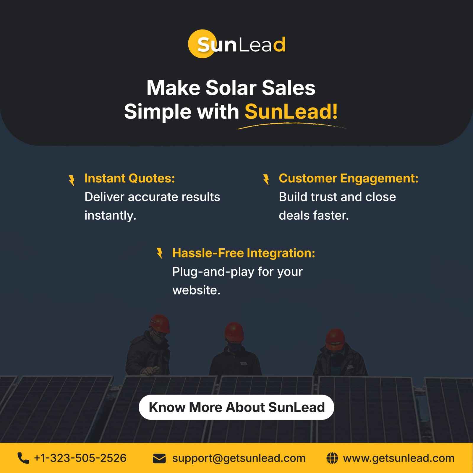 Transform Solar Leads into Paying Customers  Sunlead - Arizona - Tempe ID1593043