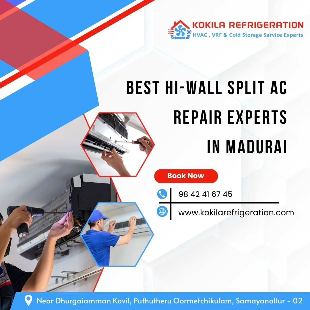 Best HiWall Split AC Repair Experts in madurai - Tamil Nadu - Madurai ID1614865