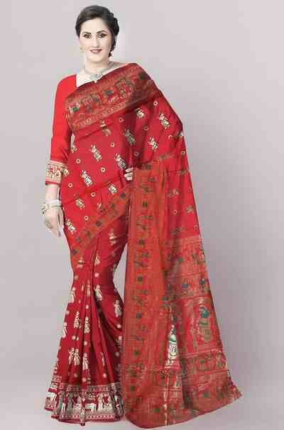 Handcrafted Baluchari Sarees of Bishnupur Collection   - West Bengal - Bankura ID1619505