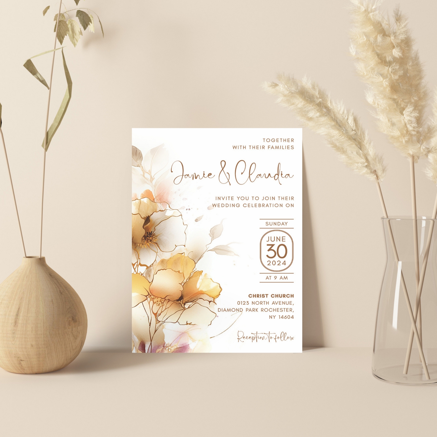 HighQuality Single Sheet Invitations  Custom Cards Shimme - New Jersey - Jersey City ID1599269 2