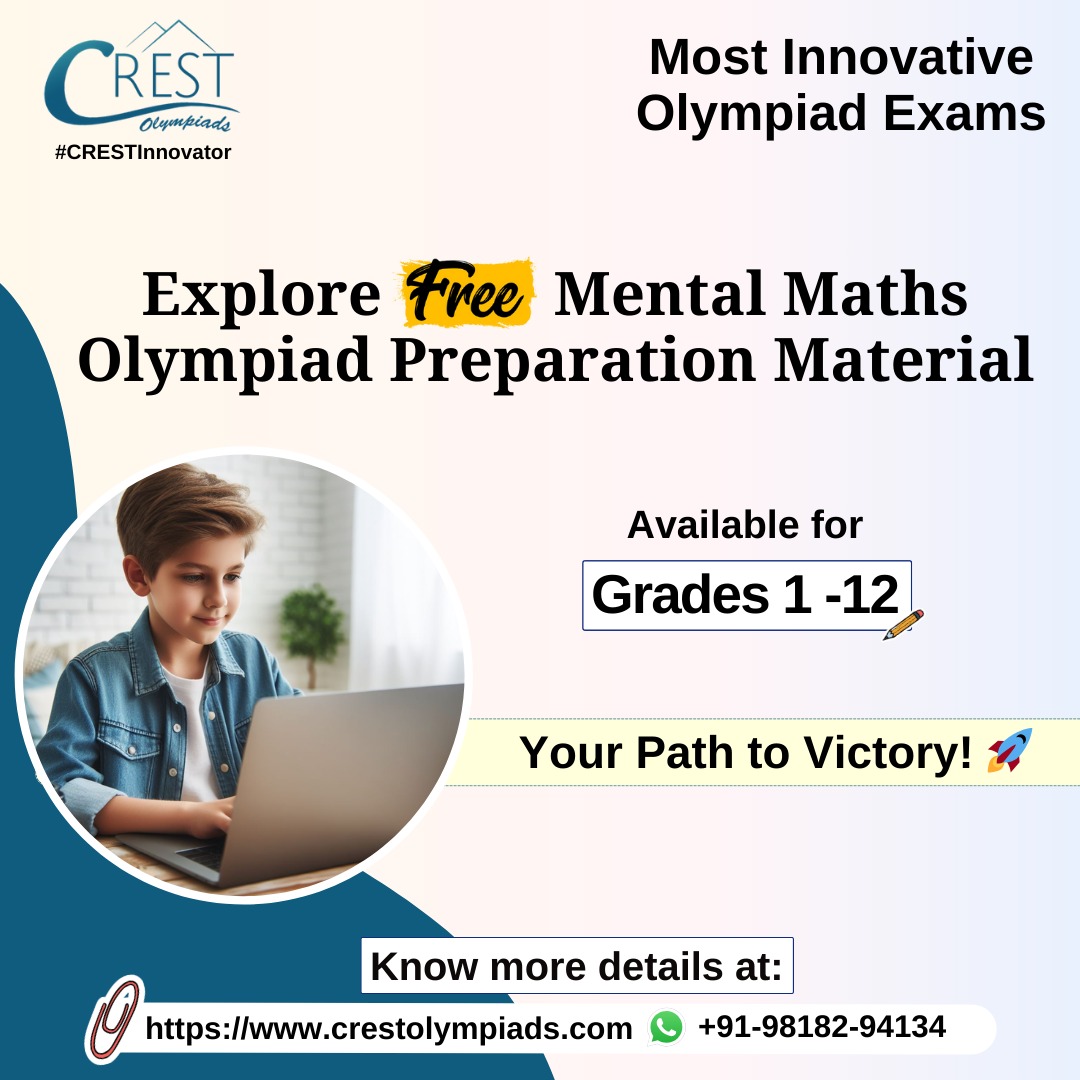 Mental Math Olympiad Study Material for class KG to 10th gra - Haryana - Gurgaon ID1521620 1