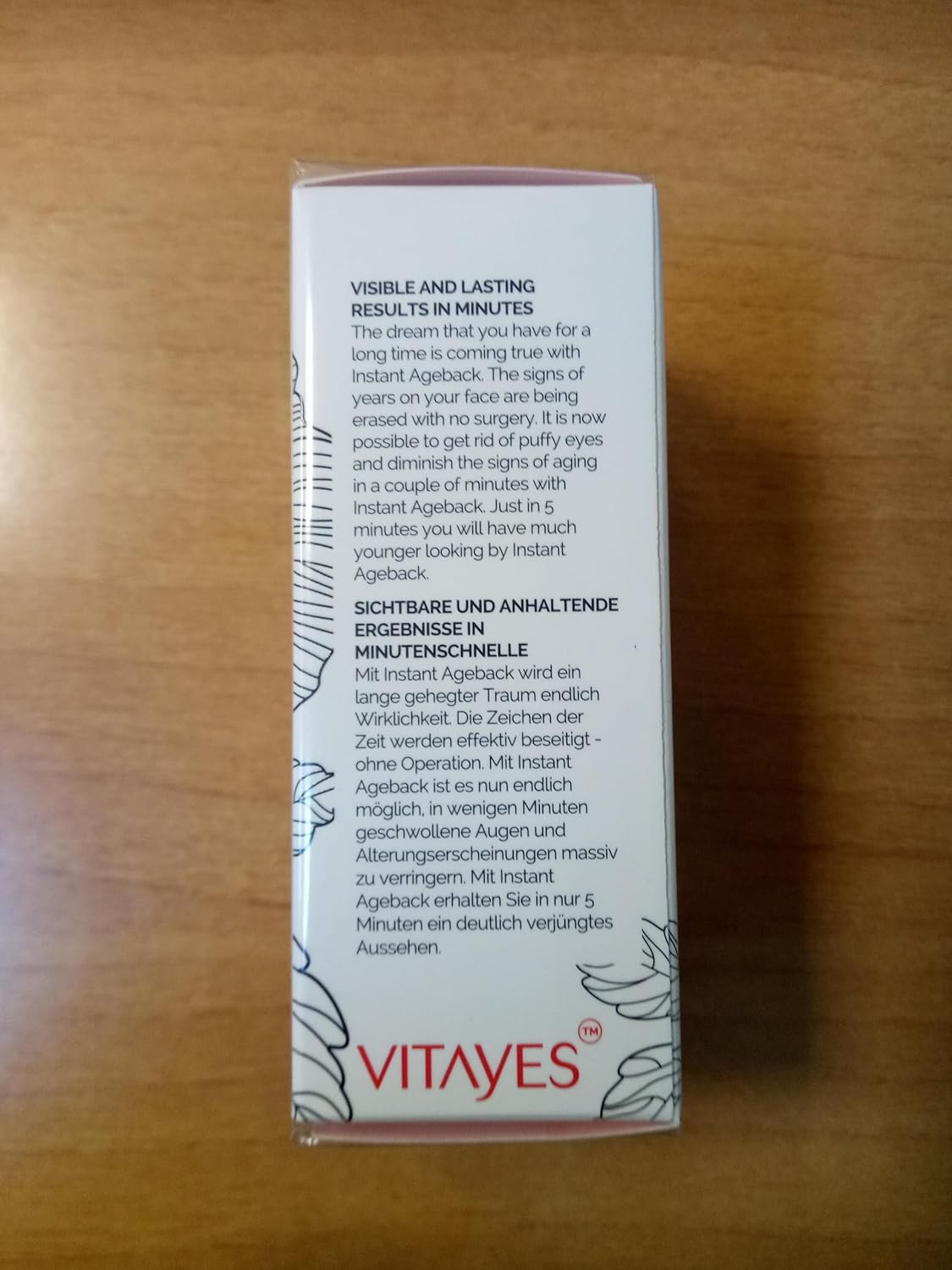 VITAYES Instant Ageback Lifting Cream Dark Circle - New York - Albany ID1587735 3