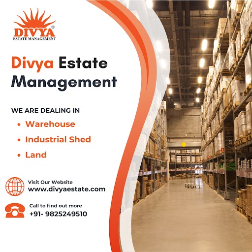 Divya Estate Management is one of the top Industrial Real Es - Gujarat - Ahmedabad ID1513351