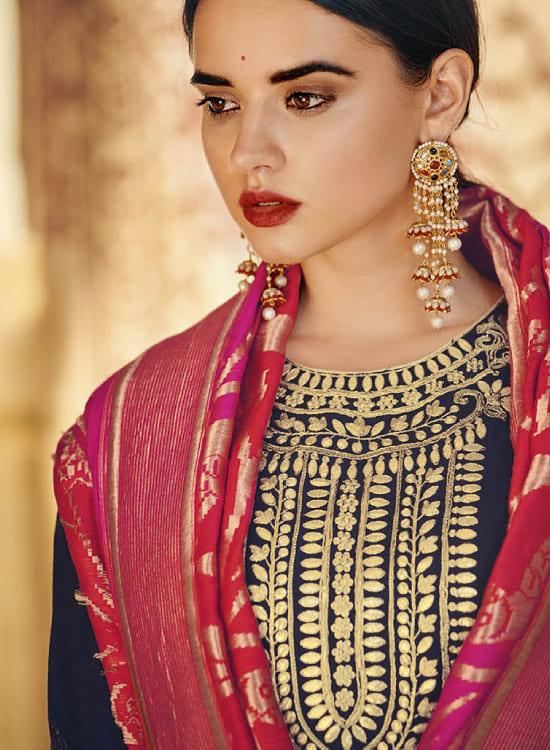 Buy Now Couture Perfection  Chanderi Silk Gota Work  Pure - Maharashtra - Mumbai ID1522329 3