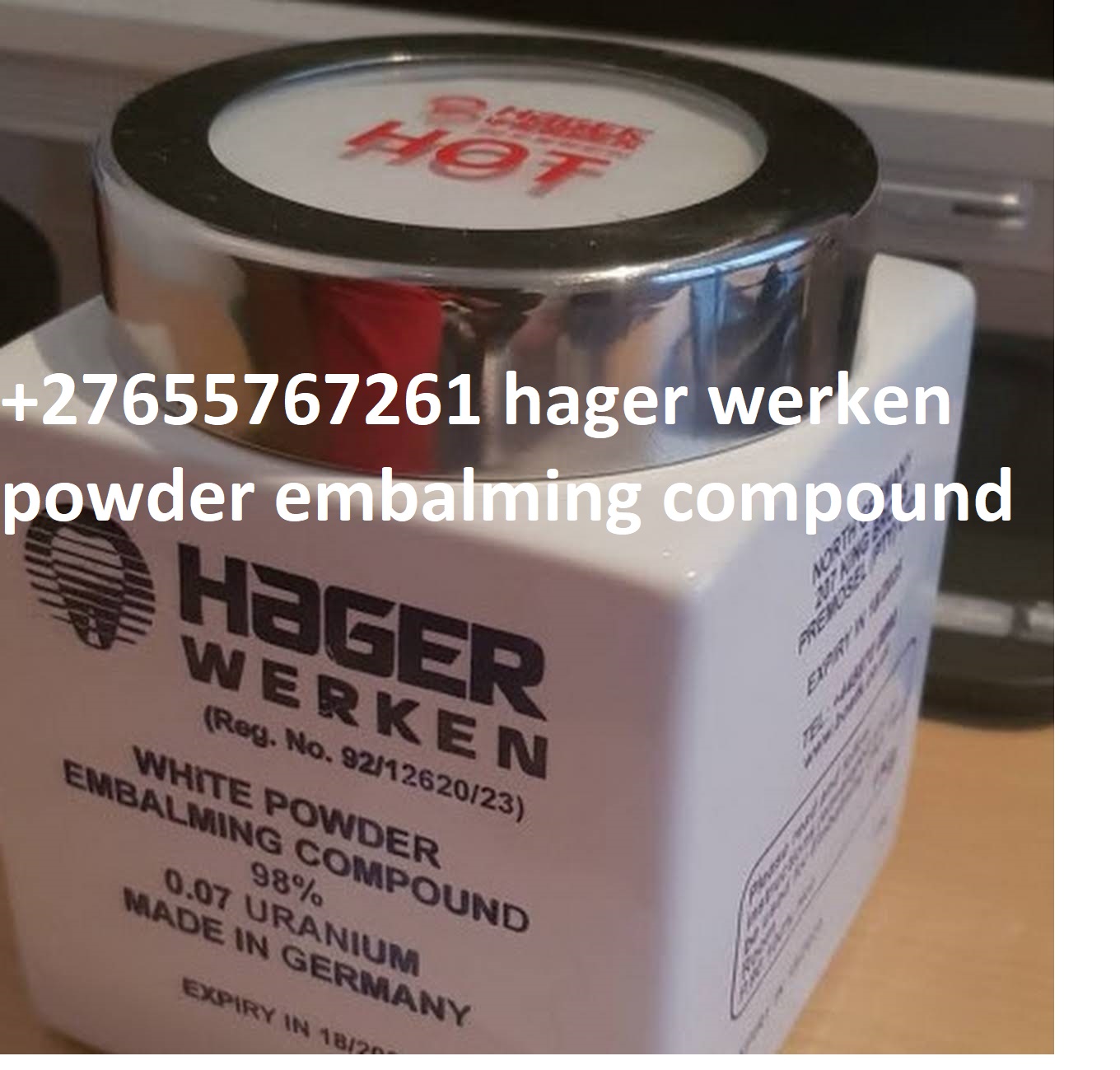 Call Now For 27655767261 Hager Werken Embalming Compound Pi - New York - New York ID1559600 2