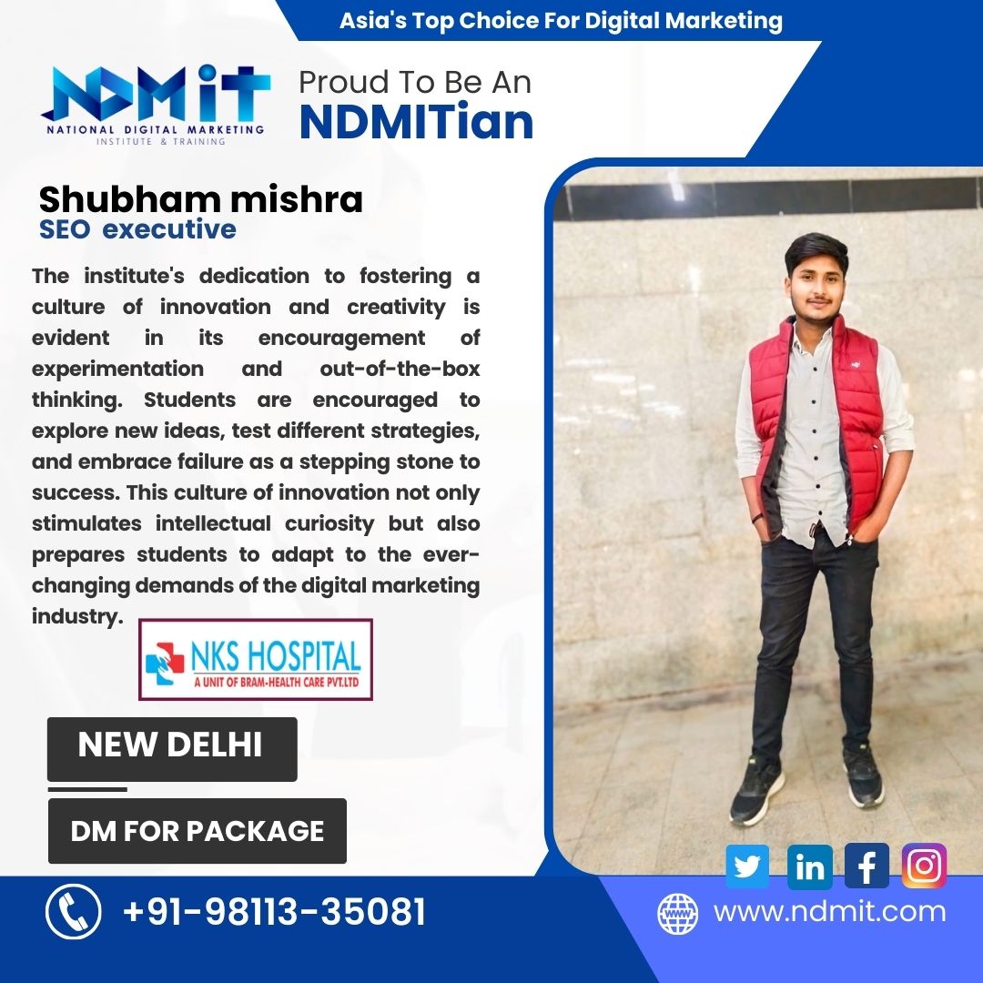 Master Digital Marketing at NDMIT South Delhi  Your Gatew - Delhi - Delhi ID1612004 2