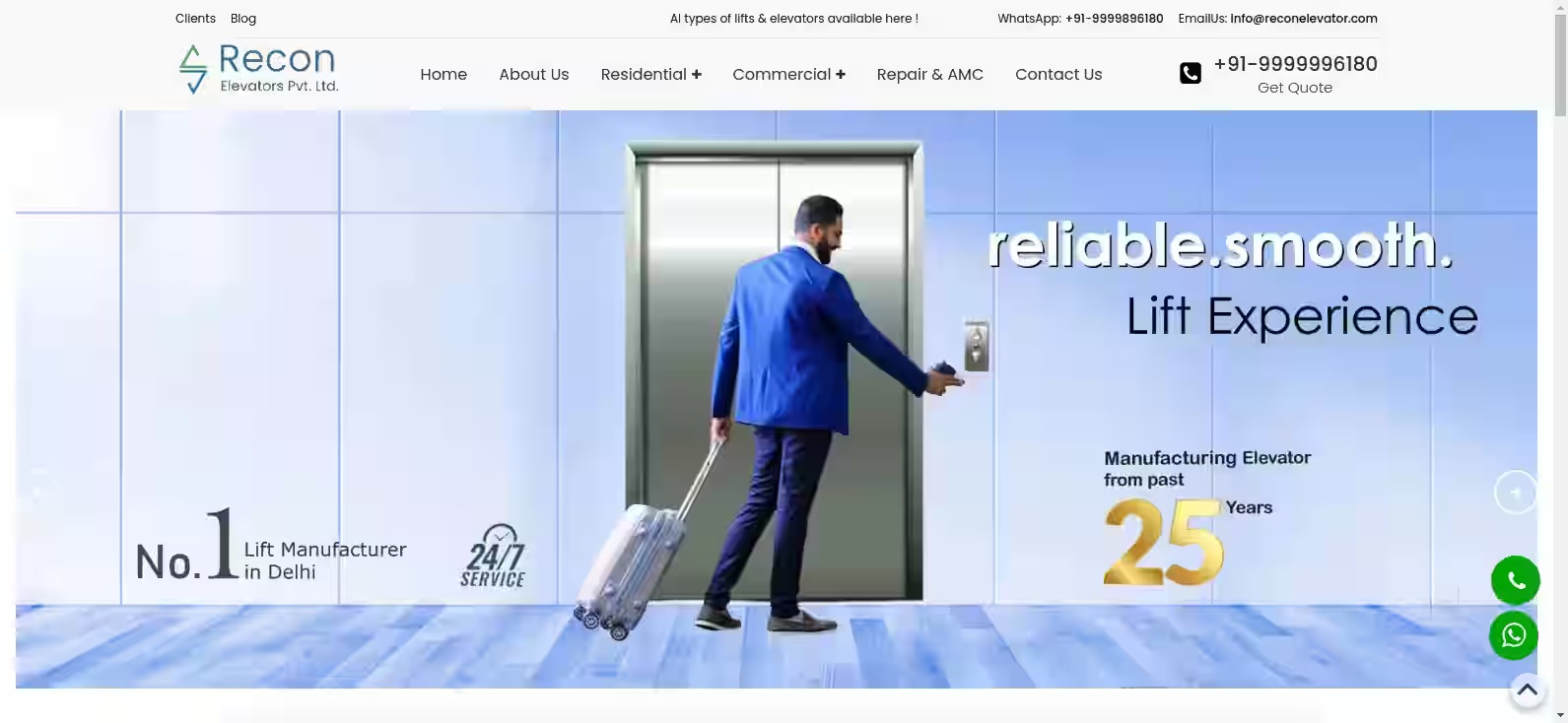 Recon Elevators  Delhis Leading Manufacturer of HighP - Delhi - Delhi ID1609188