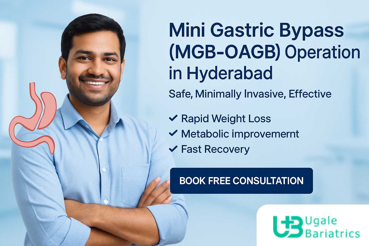 Mini Gastric Bypass MGBOAGB Operation in Hyderabad  Lead - Andhra Pradesh - Hyderabad ID1619272
