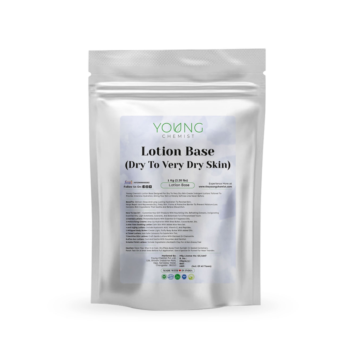 Lotion Base Dry to Very Dry Skin - Lakshadweep - Laskshadweep ID1597258