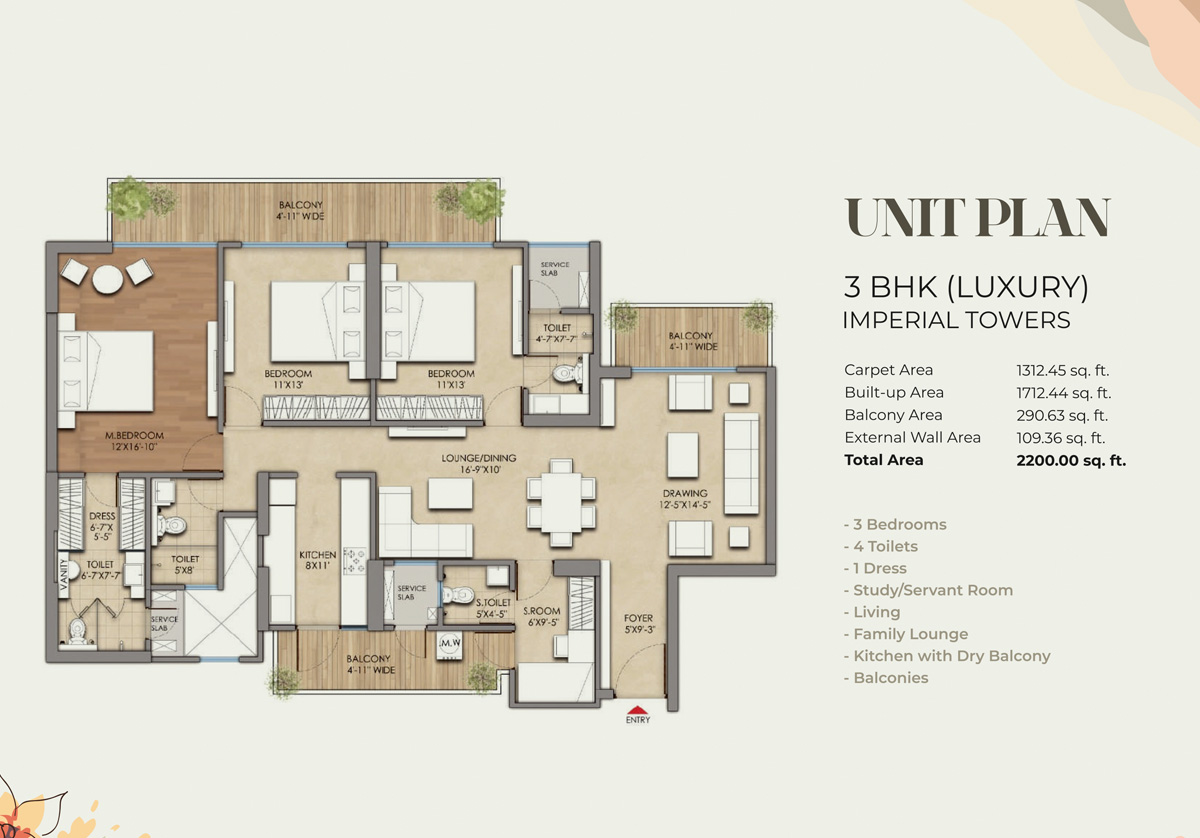 2 BHK Home  in Ghaziabad  Prateek Grand Begonia - Uttar Pradesh - Ghaziabad ID1602911 3