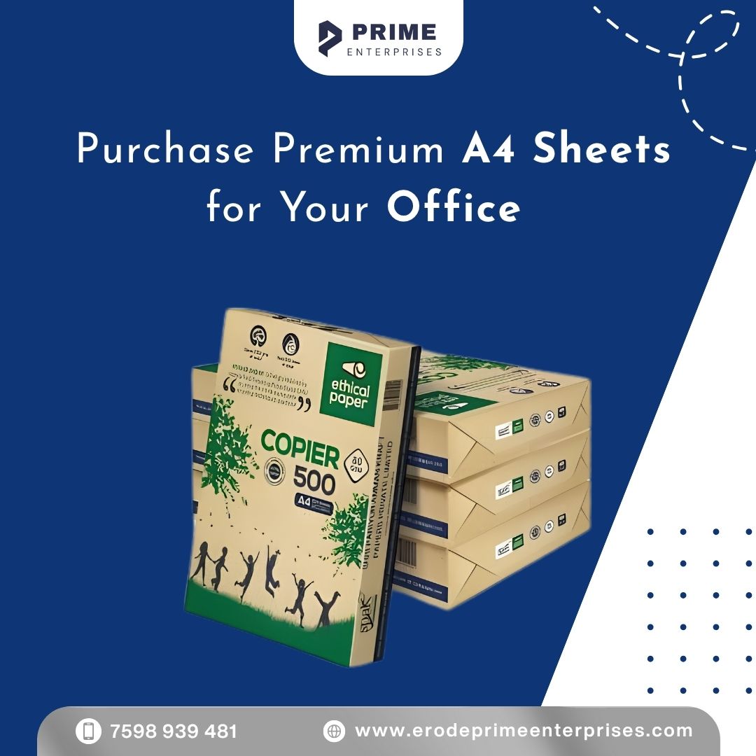Purchase Premium A4 Sheets For Your office - Tamil Nadu - Erode ID1617197