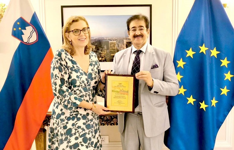 ICMEI Honours Ambassador of Slovenia HE Mateja Vodeb Ghosh - Delhi - Delhi ID1612512
