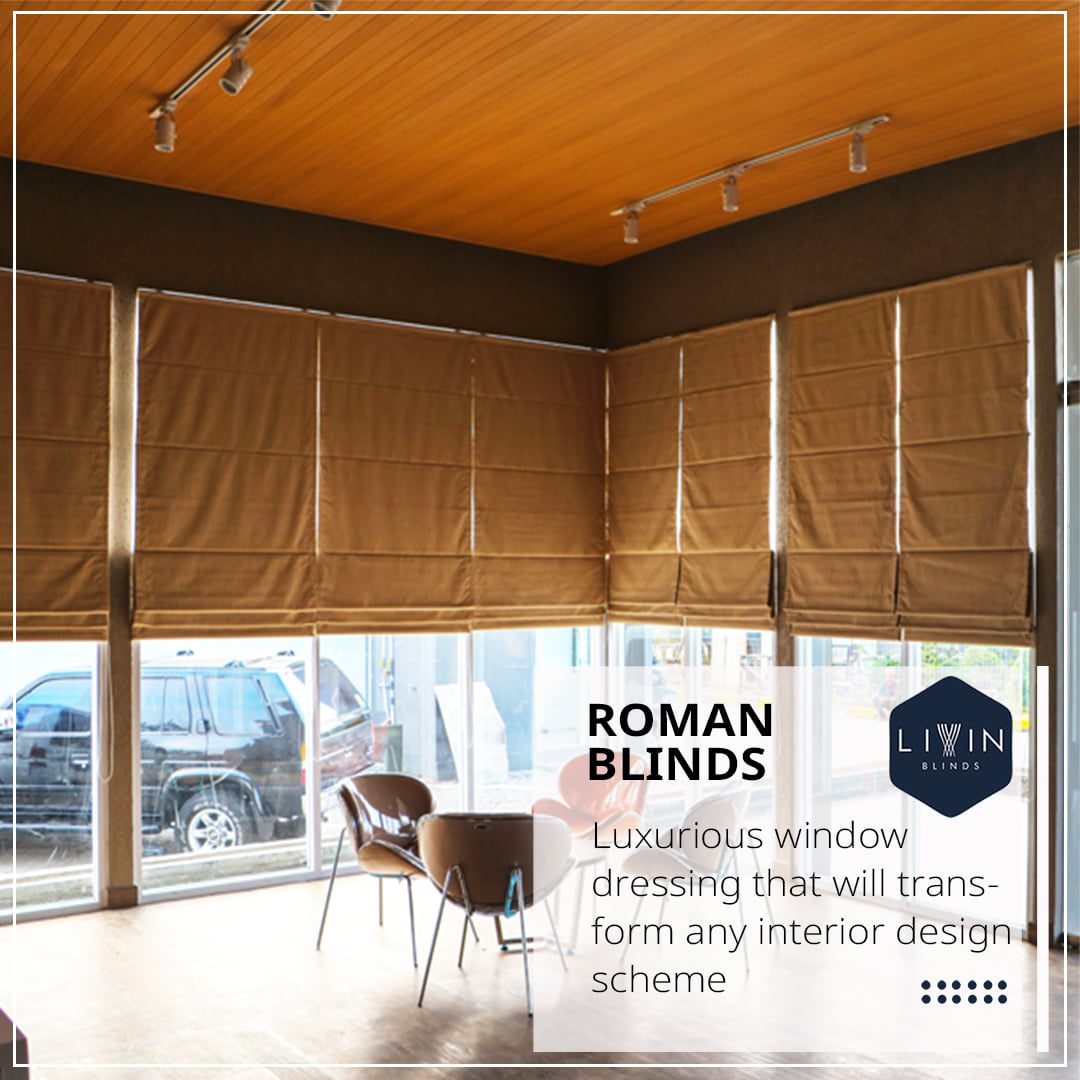 Livin Blinds Presents Luxury Roman Blinds - Delhi - Delhi ID1595939