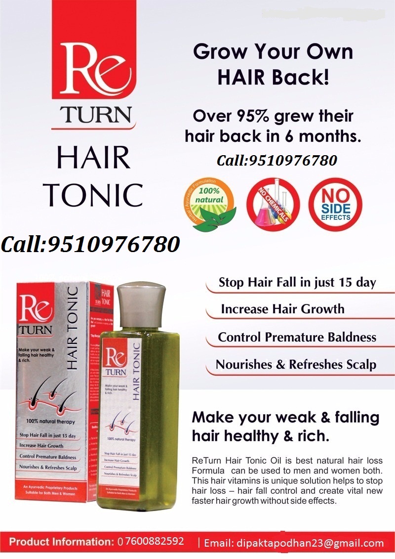 ReTurn Hair Tonic  Hair Growth Vitamins Supplements - Gujarat - Ahmedabad ID1518359