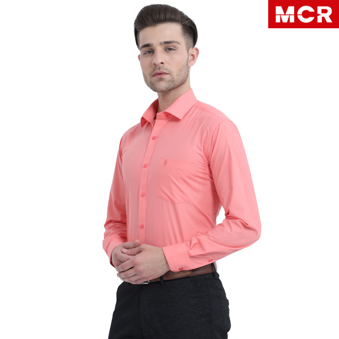 Peach Colour Shirt Mens  MCR Shopping - Tamil Nadu - Erode ID1554133