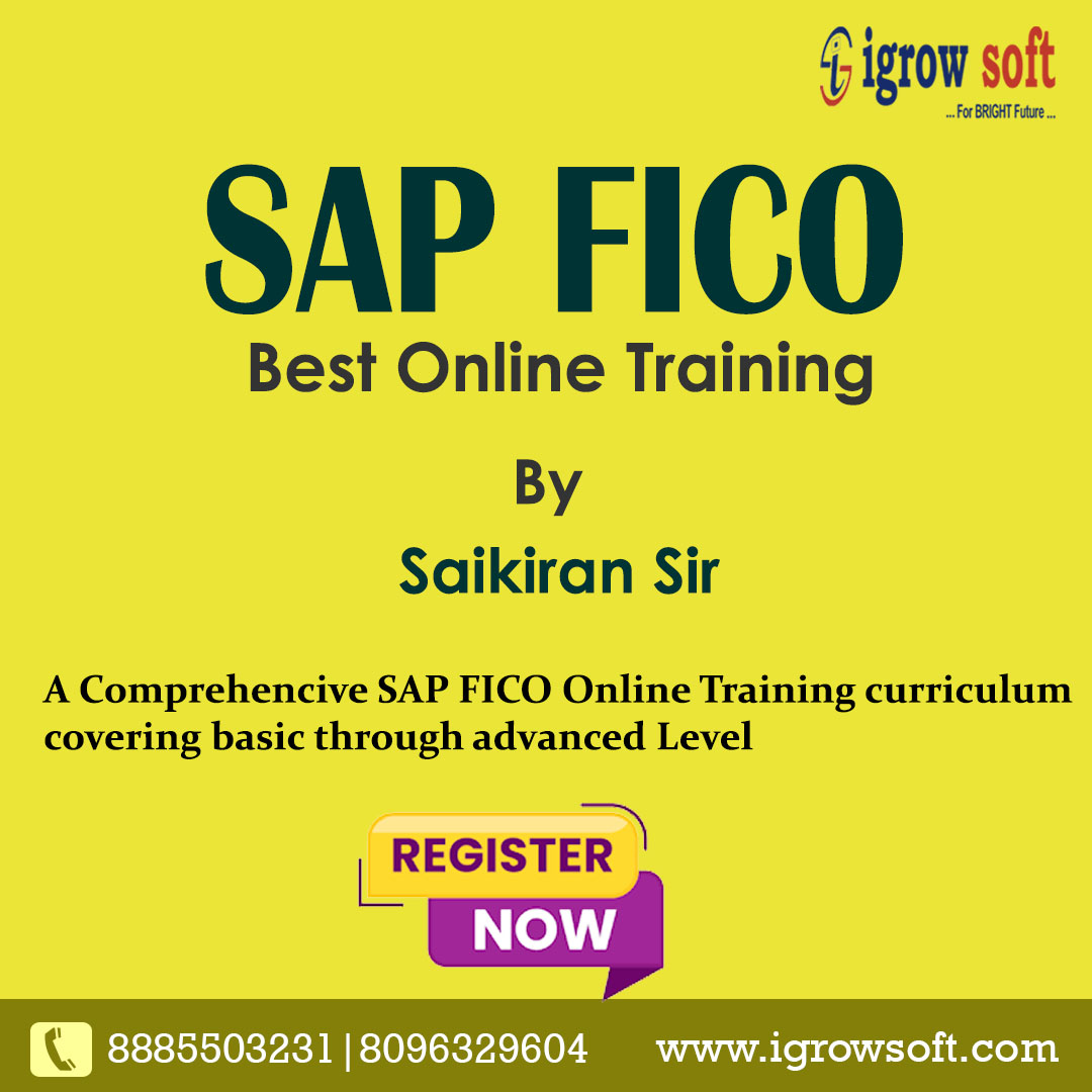 SAP FICO Online Training in Bangalore  Best FICO Training i - Andhra Pradesh - Hyderabad ID1619730
