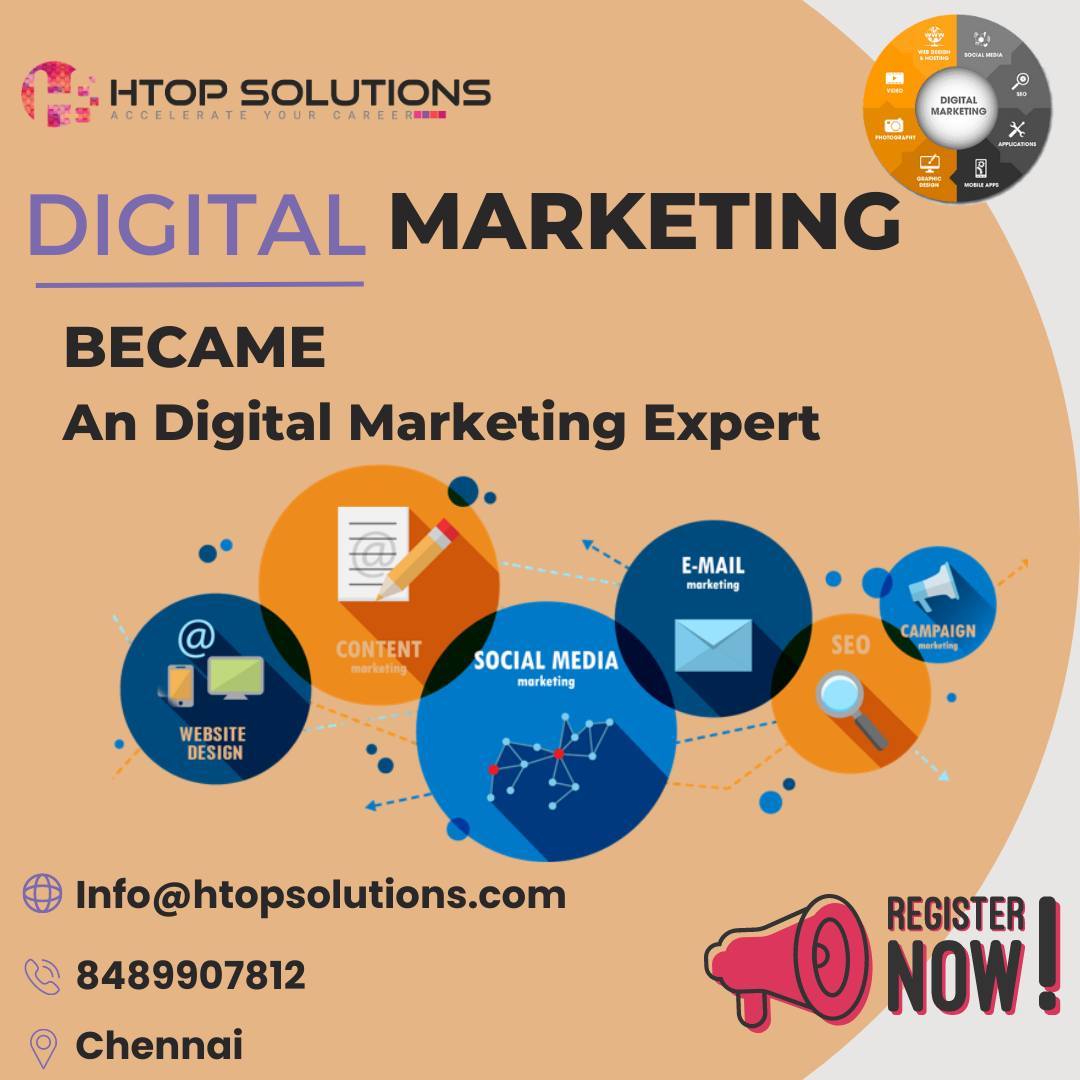 Digital Marketing Training in Chennai  Htop Solutions - Tamil Nadu - Chennai ID1558709