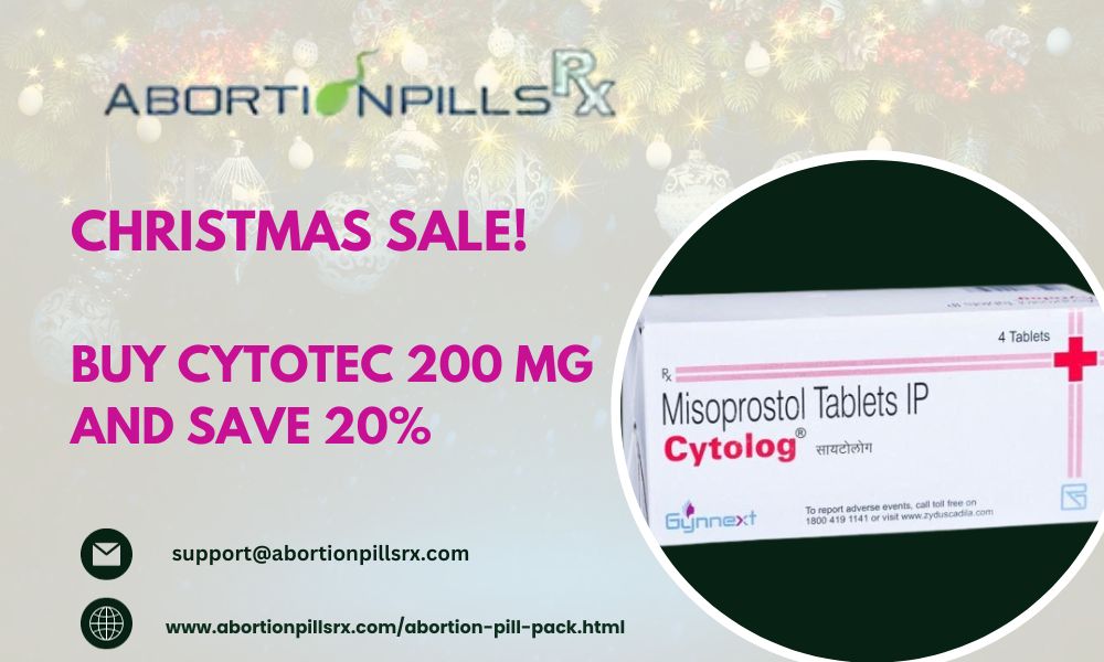 Christmas Sale! Buy Cytotec 200 mg and Save 20 - Illinois - Chicago ID1514224