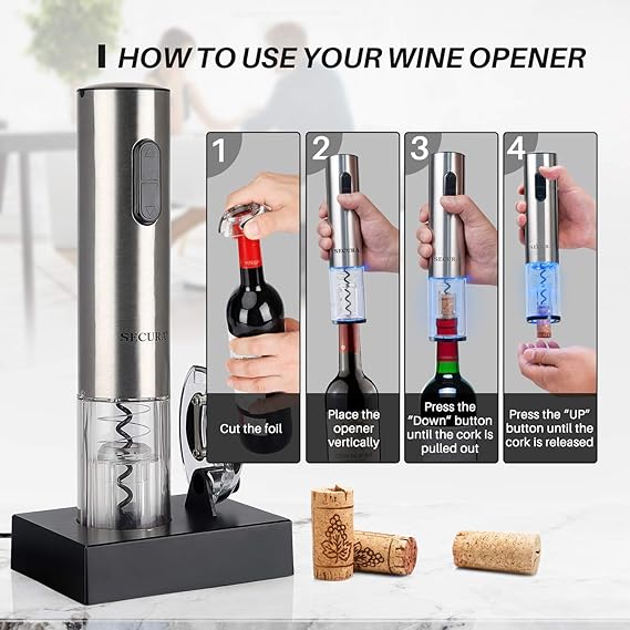 Secura Electric Wine Opener Automatic Electric Wine Bottle  - New York - Albany ID1557296 3