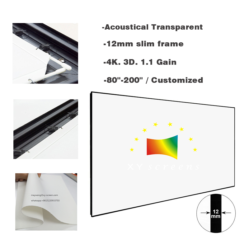 Sound systems acoustical transparent projector screen sound  - New Jersey - Branchburg ID1546457 2