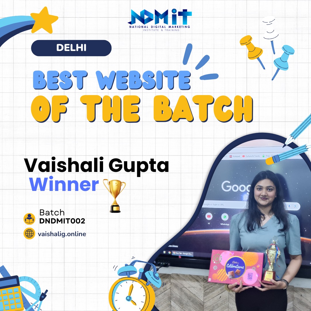 Master Digital Marketing at NDMIT South Delhi  Your Gatew - Delhi - Delhi ID1596857 2