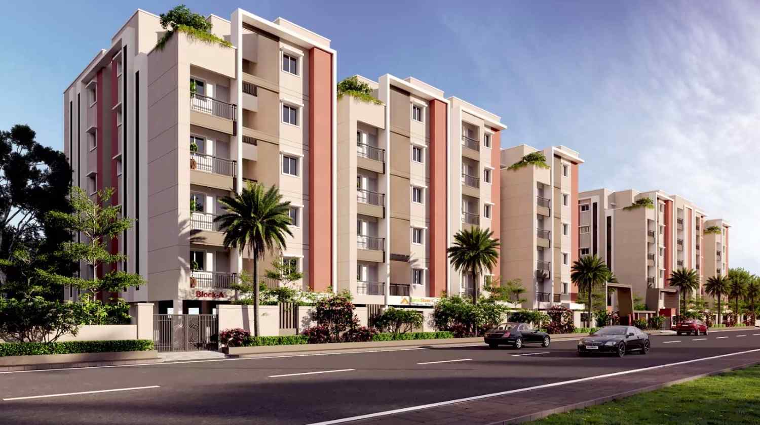  2  3 BHK Apartments for Sale in Kattupakkam Porur  Ste - Tamil Nadu - Chennai ID1608935