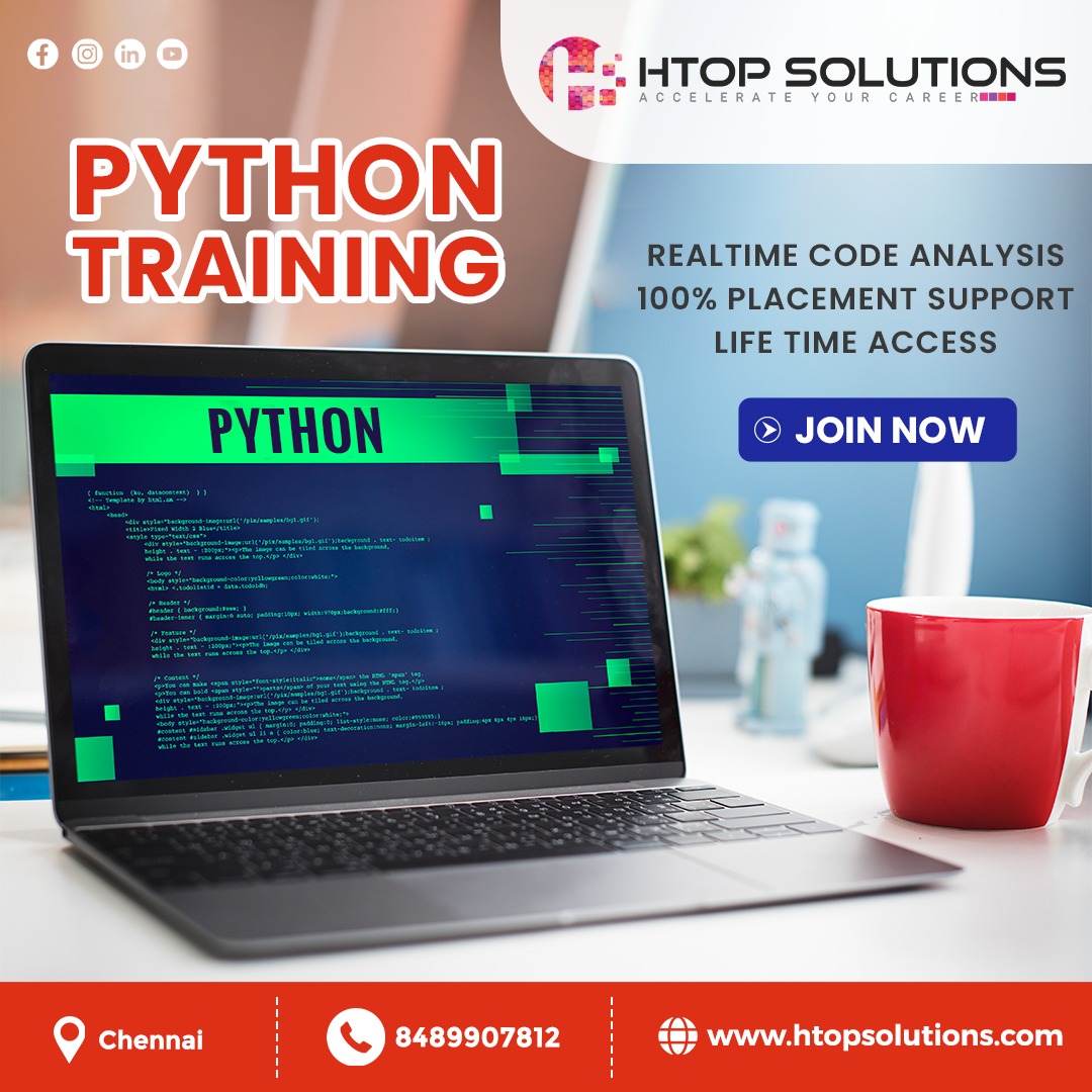 Python Training Institute in Chennai Htop solutions - Tamil Nadu - Chennai ID1545790