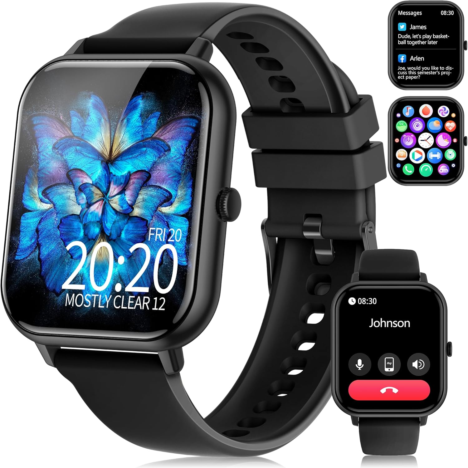 Smart Watch for Men Women 183 HD Fitness Tracker with Ans - New York - Albany ID1588216