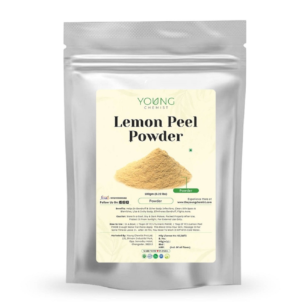 Lemon Peel Powder - California - Modesto ID1597094